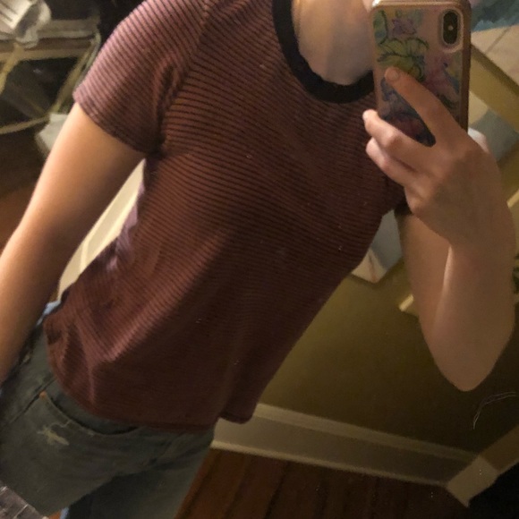 Truly Madly Deeply LA striped baby tee - Picture 2 of 2